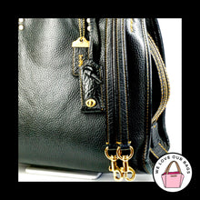 Load image into Gallery viewer, Rare COACH 1941 ROGUE First Generation Black Glovetanned Leather Brass Bag 20315