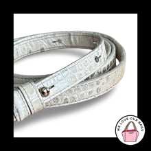 Load image into Gallery viewer, BRAHMIN BAG STRAP Cream Croc Leather Gold Replacement Purse Crossbody Shoulder