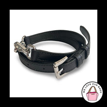 Load image into Gallery viewer, New MICHAEL KORS BAG Strap Black Leather Silver Replacement Purse Crossbody Shoulder