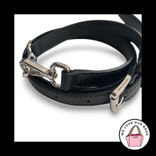 Load image into Gallery viewer, New MICHAEL KORS BAG Strap Black Leather Silver Replacement Purse Crossbody Shoulder