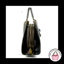 Load image into Gallery viewer, Rare COACH 1941 ROGUE First Generation Black Glovetanned Leather Brass Bag 20315