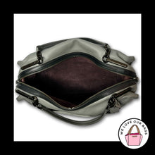 Load image into Gallery viewer, $595 COACH DARLA 32 SATCHEL Grey Black Leather Suede Duffle Shoulder Bag 76043
