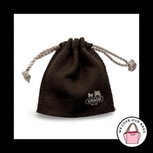 Load image into Gallery viewer, New COACH EST 1941 Horse Carriage Brown Jewelry Keychain Dust Bag Storage Pouch