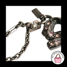 Load image into Gallery viewer, New COACH x Selena Gomez Tea Rose Bow Pave Crystal Bag Charm Keychain Fob 39311