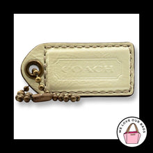 Load image into Gallery viewer, 65th Anniversary Vintage COACH HANG TAG 2.25" Bag Charm Keychain Fob Leather