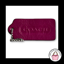 Load image into Gallery viewer, Limited Edition COACH LEGACY Hang Tag Pink Leather Key Fob Bag Charm Keychain