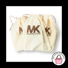Load image into Gallery viewer, New 3 pc Lot MICHAEL KORS Large Dust Bag Linen 19X18 Drawstring Cover Storage