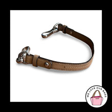 Load image into Gallery viewer, COACH BAG STRAP Light Brown Leather Silver Nickel Replacement Purse Shoulder