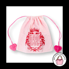 Load image into Gallery viewer, JUICY COUTURE Dust Bag Pink Flannel Cotton 11x11 Drawstring Cover Sleeper Pouch