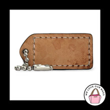 Load image into Gallery viewer, COACH Y2K VINTAGE Hang Tag 1.5" Green Patent Leather Bag Charm Keychain Fob