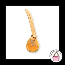 Load image into Gallery viewer, Vintage Y2K DOONEY & BOURKE Bag Charm Orange Duck Natural Leather Hang Tag Fob