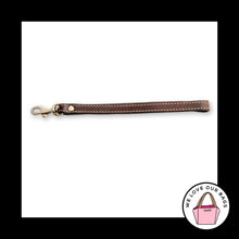 Load image into Gallery viewer, DOONEY & BOURKE WRISTLET STRAP Replacement Brown Leather Silver Metal Dog Leash
