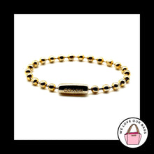 Load image into Gallery viewer, New COACH 3.5" BALL CHAIN Bright Brass Bag Hang Tag Charm Fob Embossed 2.4mm