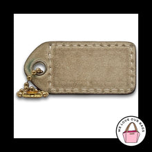 Load image into Gallery viewer, COACH Y2K VINTAGE Hang Tag Bag 2.5 Charm Keychain Fob Saddle Brown Leather Large