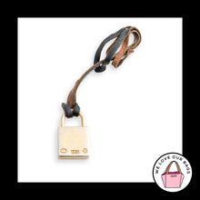 Load image into Gallery viewer, VINTAGE Y2K DOONEY & BOURKE Duck Black Brown Leather Bag Charm Hang Tag Keychain
