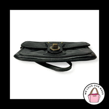 Load image into Gallery viewer, COACH LEGACY GIGI 65th Anniversary Turnlock Black Leather Stripe Wristlet Wallet