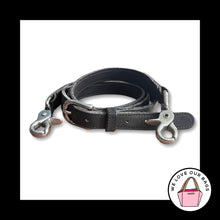 Load image into Gallery viewer, Vintage COACH BAG STRAP Gray Leather Silver Nickel Replacement Purse Crossbody