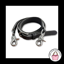 Load image into Gallery viewer, Vintage COACH BAG STRAP Gray Leather Silver Nickel Replacement Purse Crossbody