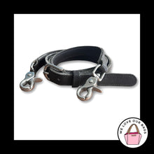 Load image into Gallery viewer, Vintage COACH BAG STRAP Gray Leather Silver Nickel Replacement Purse Crossbody