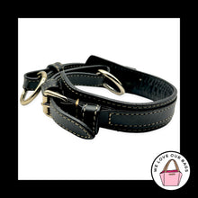 Load image into Gallery viewer, Vintage Y2K DOONEY & BOURKE BAG STRAP Replacement Purse Shoulder - Black Leather