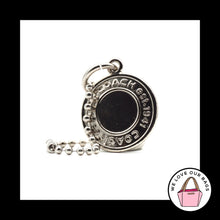 Load image into Gallery viewer, COACH Y2K VINTAGE Round Disc Bag Charm Hang Tag Keychain Fob Silver Nickel Metal