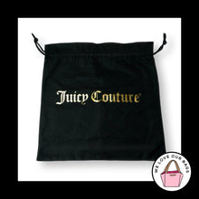Load image into Gallery viewer, JUICY COUTURE Dust Bag Black Cotton 12x12 Drawstring Cover Sleeper Storage Pouch