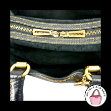 Load image into Gallery viewer, Rare COACH 1941 ROGUE First Generation Black Glovetanned Leather Brass Bag 20315