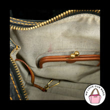 Load image into Gallery viewer, Rare COACH 1941 ROGUE First Generation Black Glovetanned Leather Brass Bag 20315