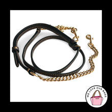 Load image into Gallery viewer, New COACH BAG STRAP Brown Leather Chain Replacement Purse Crossbody Shoulder