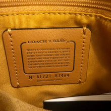 Load image into Gallery viewer, NEW ULTRA RARE COACH X KEITH HARING THREE EYED FACE LEATHER CROSSBODY BAG 87484