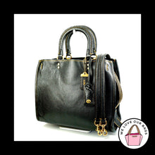 Load image into Gallery viewer, Rare COACH 1941 ROGUE First Generation Black Glovetanned Leather Brass Bag 20315