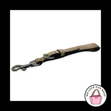 Load image into Gallery viewer, COACH WRISTLET STRAP Replacement Light Brown Leather Buckle Nickel Dog Leash