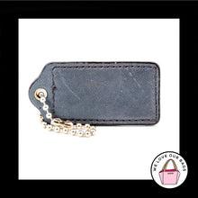 Load image into Gallery viewer, 2.5" Large COACH Green Gray PATENT LEATHER Fob Bag Charm Keychain Hang Tag