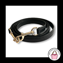 Load image into Gallery viewer, New COACH BAG STRAP Black Leather Gold Replacement Purse Crossbody Shoulder