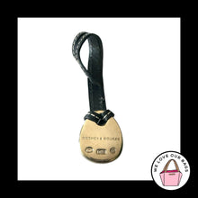 Load image into Gallery viewer, VINTAGE Y2K DOONEY & BOURKE Bag Charm Blue Duck Black Leather Fob Hang Tag