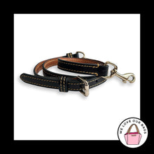 Load image into Gallery viewer, DOONEY & BOURKE BAG Strap Black & Brown Leather Replacement Purse Shoulder