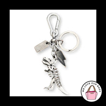 Load image into Gallery viewer, Rare COACH REXY DINOSAUR T-Rex Keychain Bag Charm Fob 3D Skeleton Puzzle 65133