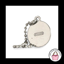 Load image into Gallery viewer, Vintage Y2K COACH Est 1941 Hang Tag Medallion Disc Silver Nickel Metal Bag Charm