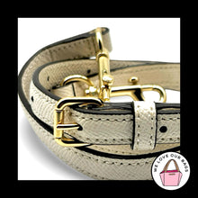 Load image into Gallery viewer, New COACH BAG STRAP Chalk White Leather Replacement Purse Crossbody Shoulder