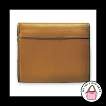 Load image into Gallery viewer, New COACH FLAP CARD CASE Light Saddle Smooth Leather Coin Purse Wallet C9528G