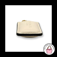 Load image into Gallery viewer, 3.5" COACH TABBY PILLOW Puffy Hang Tag Vanilla Leather Fob Bag Charm Keychain