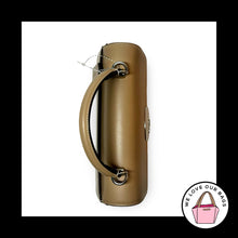 Load image into Gallery viewer, New COACH ELIZA Top Handle Bag Taupe Sand Tan Smooth Leather CP006