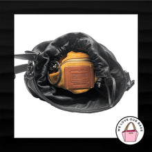 Load image into Gallery viewer, NEW! COACH 1941 SAMPLE 00000 BLACK LEATHER SUEDE LINING BUCKET CROSSBODY BAG