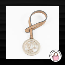 Load image into Gallery viewer, NEW NY&C NEW YORK & CO BROWN LEATHER LOOP STRAP FOB BAG CHARM KEYCHAIN HANG TAG