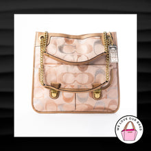 Load image into Gallery viewer, WOW! NEW SAMPLE COACH POPPY LUREX SIGNATURE SLIM TOTE CHAIN CROSSBODY BAG PURSE
