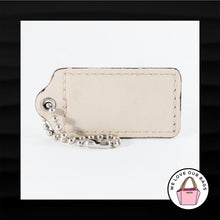 Load image into Gallery viewer, 2.5" Large COACH IRIDESCENT SHIMMER KEY FOB BAG CHARM KEYCHAIN HANGTAG TAG