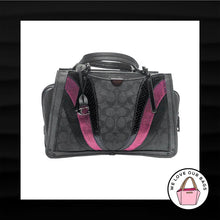 Load image into Gallery viewer, NEW! COACH DREAMER SAMPLE 00000 BLACK GRAY LEATHER SNAKESKIN GUNMETAL BAG PURSE