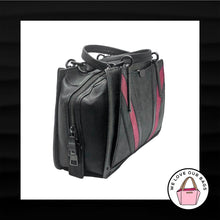 Load image into Gallery viewer, NEW! COACH DREAMER SAMPLE 00000 BLACK GRAY LEATHER SNAKESKIN GUNMETAL BAG PURSE