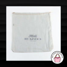 Load image into Gallery viewer, NEW COACH NEW YORK WHITE COTTON DUST BAG 8x8 DRAWSTRING PROTECTIVE COVER SLEEPER
