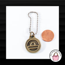 Load image into Gallery viewer, BIG BUDDHA ANTIQUE GOLD BRASS ROUND DISC KEY FOB BAG CHARM KEYCHAIN HANG TAG